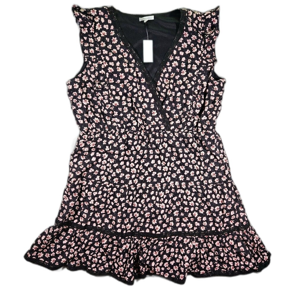 NWT Maurice's Womens Floral V Neck Sleeveless Dress